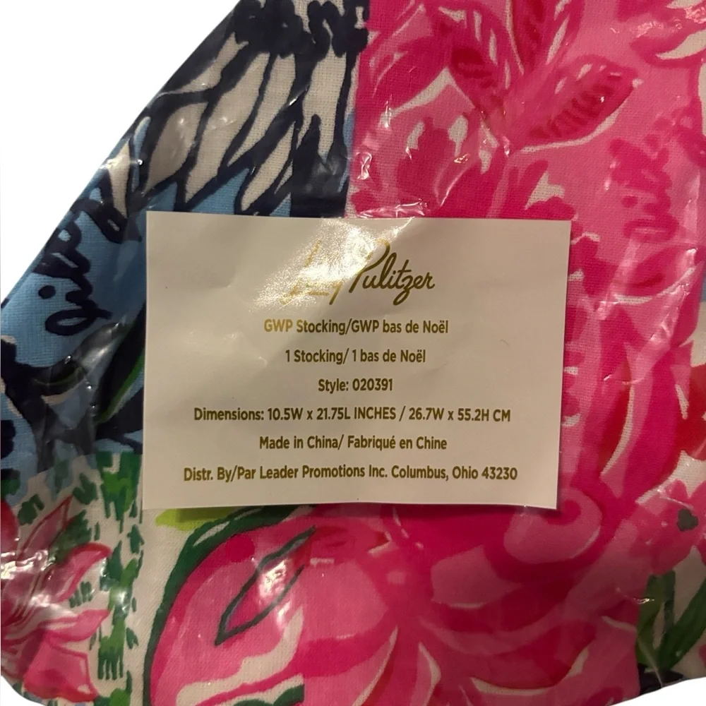 New with tags Lilly Pulitzer Christmas Stocking